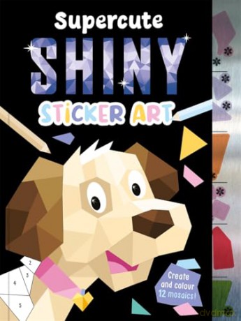 Supercute Shiny Sticker Art [KSIĄŻKA]