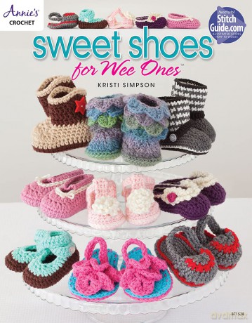 Sweet Shoes for Wee Ones: 15 Crochet Shoe Designs for Babies [KSIĄŻKA]