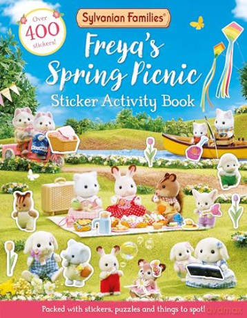 Sylvanian Families: Freya's Spring Picnic Sticker Activity Book: An official Sylvanian Families sticker activity book, with over 400 stickers! [KSIĄŻKA]
