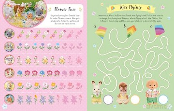 Sylvanian Families: Freya's Spring Picnic Sticker Activity Book: An official Sylvanian Families sticker activity book, with over 400 stickers! [KSIĄŻKA]