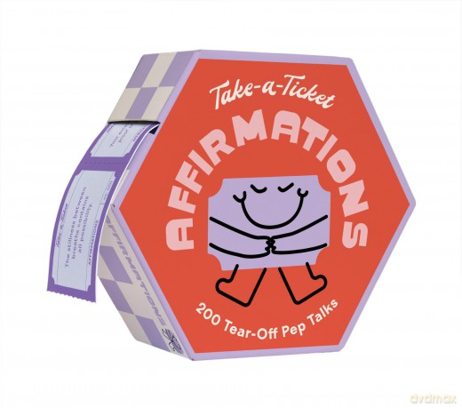 Take-a-Ticket: Affirmations: 200 Tear-Off Pep Talks [KSIĄŻKA]