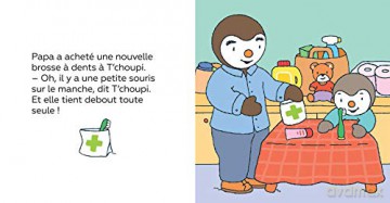 T'choupi se brosse les dents: A lire, a écouter [KSIĄŻKA]