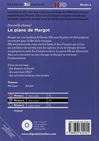 Teen ELI Readers - French: Le piano de Margot: Le piano de Margot + downloadable audio [KSIĄŻKA]