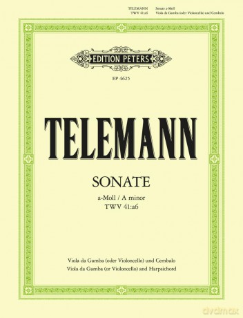 Telemann: Sonata in A minor [KSIĄŻKA]