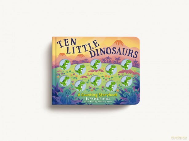Ten Little Dinosaurs: A Counting Storybook [KSIĄŻKA]