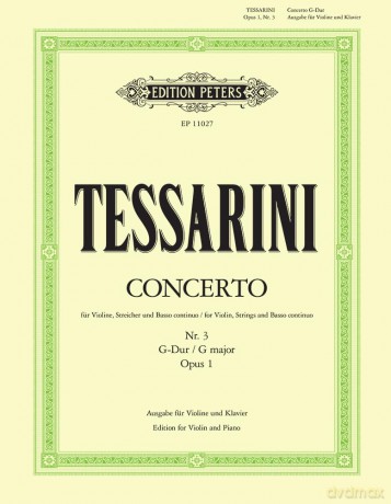 Tessarini: Violin Concerto in G Op.1 No. 3 [KSIĄŻKA]