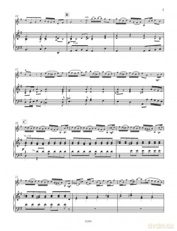 Tessarini: Violin Concerto in G Op.1 No. 3 [KSIĄŻKA]
