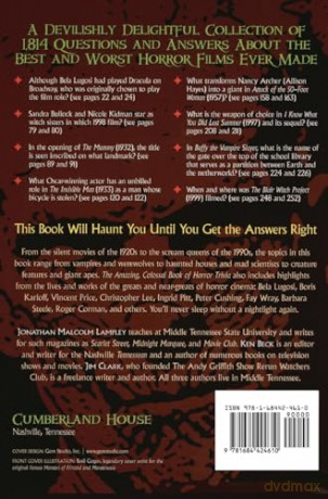 The Amazing, Colossal Book of Horror Trivia: Everything You Always Wanted to Know about Scary Movies But Were Afraid to Ask [KSIĄŻKA]