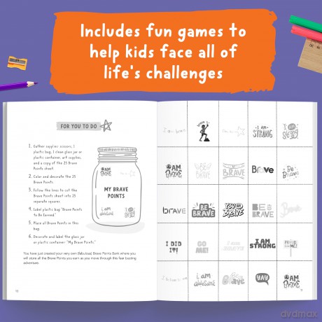 The Anxiety Busting Workbook for Kids: Fun CBT Activities to Squash Your Fears and Worries [KSIĄŻKA]