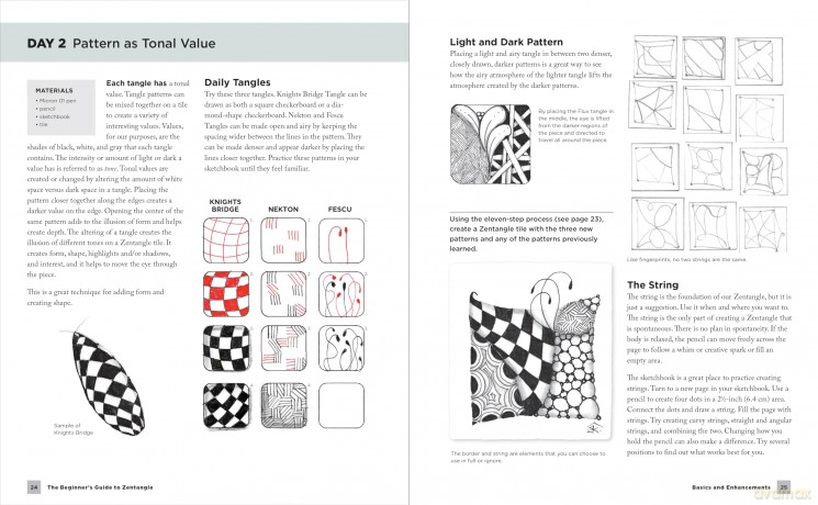 The Beginner's Guide to Zentangle: A Month-Long Course in Creative Drawing for Relaxation, Inspiration, and Fun! [KSIĄŻKA]