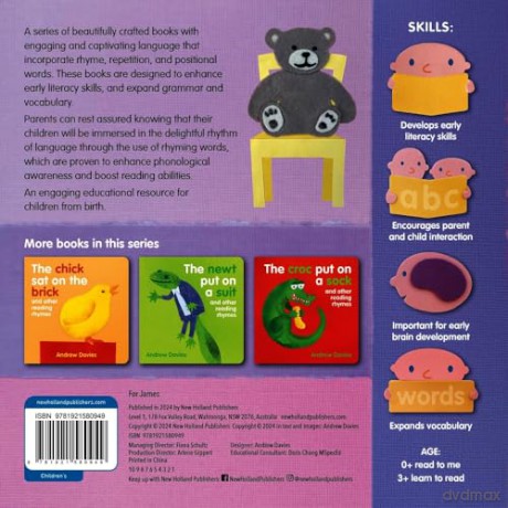 The Cat Sat on the Mat: and other reading rhymes [KSIĄŻKA]