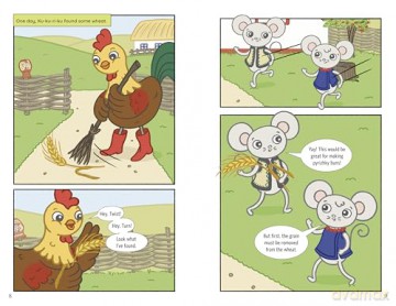The Cockerel and the Two Mice: A Ukrainian Graphic Folktale [KSIĄŻKA]