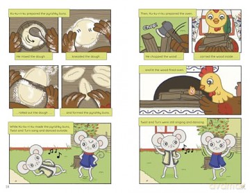 The Cockerel and the Two Mice: A Ukrainian Graphic Folktale [KSIĄŻKA]