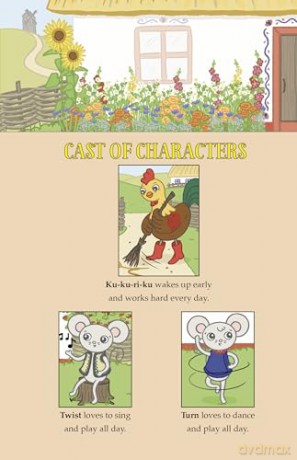 The Cockerel and the Two Mice: A Ukrainian Graphic Folktale [KSIĄŻKA]