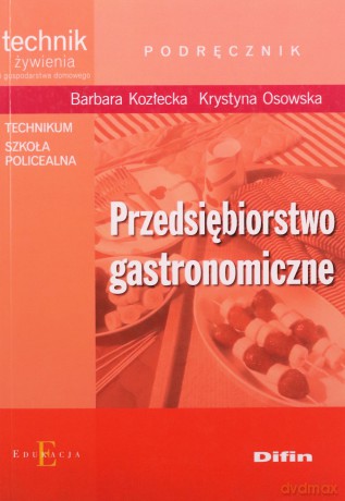 Przedsiębiorstwo gastronomiczne DIFIN [KSIĄŻKA]