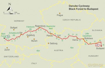 The Danube Cycleway Volume 1: EuroVelo 6 - From the source in the Black Forest to Budapest [KSIĄŻKA]