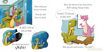 The Dinosaur who Slammed the Door picture book [KSIĄŻKA]
