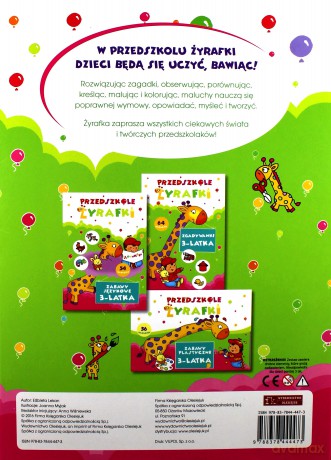 Przedszkole żyrafki. 3-latek Teczka [KSIĄŻKA]