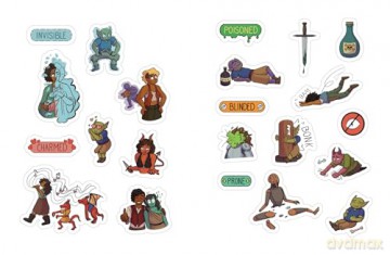The Düngeonmeister RPG Sticker Book: 500+ Stickers to Level Up Your Campaign [KSIĄŻKA]