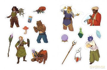 The Düngeonmeister RPG Sticker Book: 500+ Stickers to Level Up Your Campaign [KSIĄŻKA]