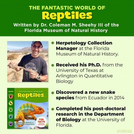 The Fantastic World of Reptiles [KSIĄŻKA]
