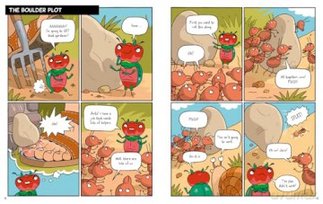 The Garden Force Attack: A Science Comic Book About Forces [KSIĄŻKA]
