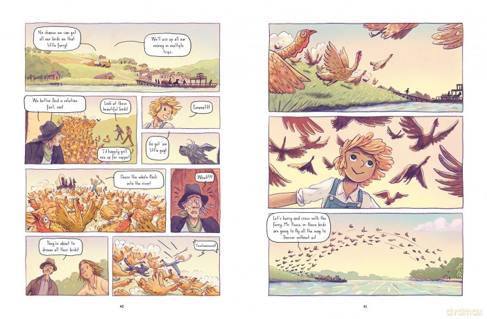 The Great Turkey Walk: A Graphic Novel Adaptation of the Classic Story of a Boy, His Dog and a Thousand Turkeys [KSIĄŻKA]