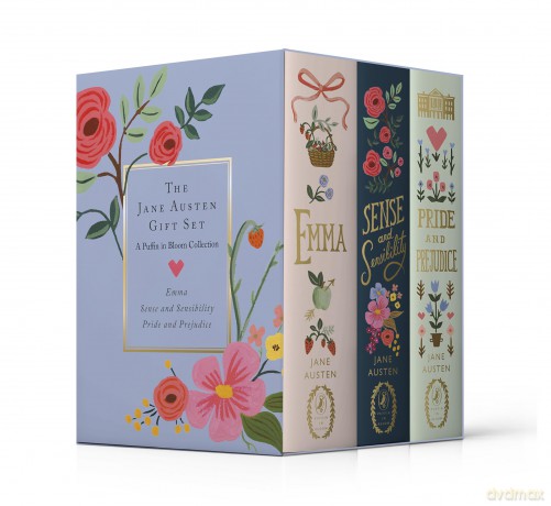 The Jane Austen Gift Set: A Puffin in Bloom Collection: Pride and Prejudice, Emma, and Sense and Sensibility [KSIĄŻKA]