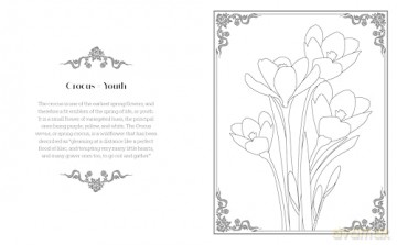 The Language of Flowers Colouring Book: Discover the hidden messages of these beautiful floral images [KSIĄŻKA]