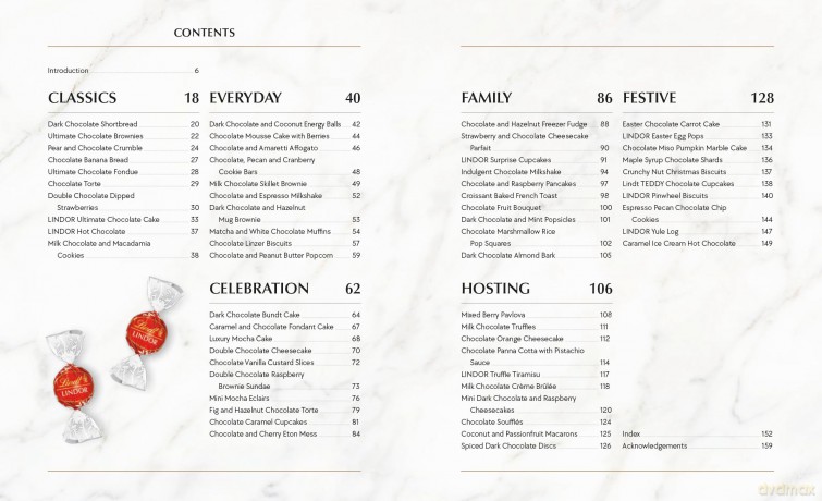 The Lindt Cookbook: 60 delicious recipes using the finest Lindt chocolate [KSIĄŻKA]