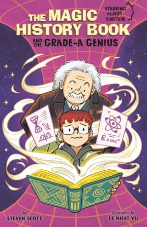 The Magic History Book and the Grade-A Genius: Starring Einstein! [KOMIKS]