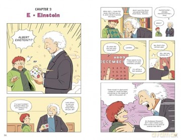 The Magic History Book and the Grade-A Genius: Starring Einstein! [KOMIKS]