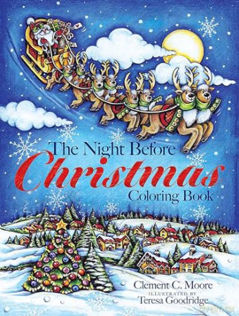 The Night Before Christmas Coloring Book [KSIĄŻKA]