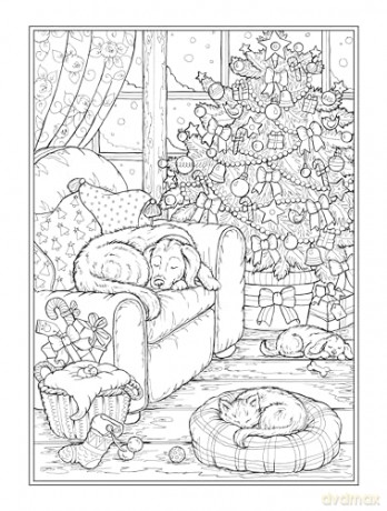 The Night Before Christmas Coloring Book [KSIĄŻKA]