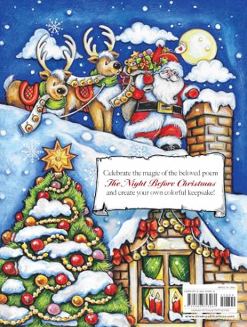 The Night Before Christmas Coloring Book [KSIĄŻKA]