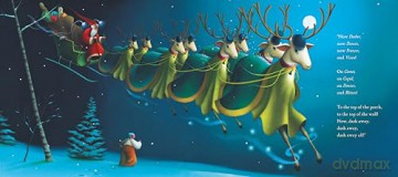 The Night Before Christmas: The perfect Christmas gift for children with a sumptuous magical foil cover [KSIĄŻKA]
