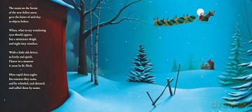 The Night Before Christmas: The perfect Christmas gift for children with a sumptuous magical foil cover [KSIĄŻKA]