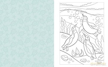 The Sea Life Colouring Book: Over 45 Images to Colour [KSIĄŻKA]