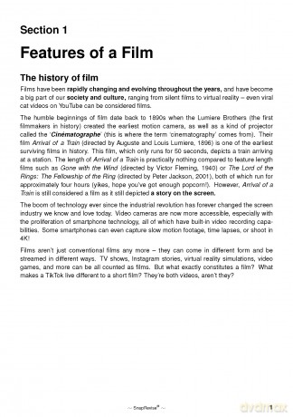 The SnapRevise Analysis Guides: How To Analyse Films AQA GCSE English Literature Revision Book | Includes Analyses, Structural Features, Exemplary Sample Essays [KSIĄŻKA]