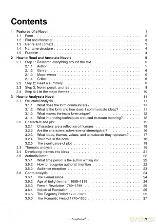 The SnapRevise Analysis Guides: How To Analyse Novels AQA GCSE English Literature Revision Book | Includes Analyses, Structural Features, Exemplary Sample Essays [KSIĄŻKA]