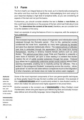 The SnapRevise Analysis Guides: How To Analyse Novels AQA GCSE English Literature Revision Book | Includes Analyses, Structural Features, Exemplary Sample Essays [KSIĄŻKA]