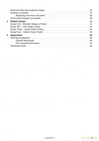 The SnapRevise Analysis Guides: How To Analyse Poetry AQA GCSE English Literature Revision Book | Includes Analyses, Structural Features, Exemplary Sample Essays [KSIĄŻKA]