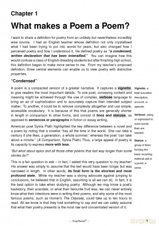 The SnapRevise Analysis Guides: How To Analyse Poetry AQA GCSE English Literature Revision Book | Includes Analyses, Structural Features, Exemplary Sample Essays [KSIĄŻKA]