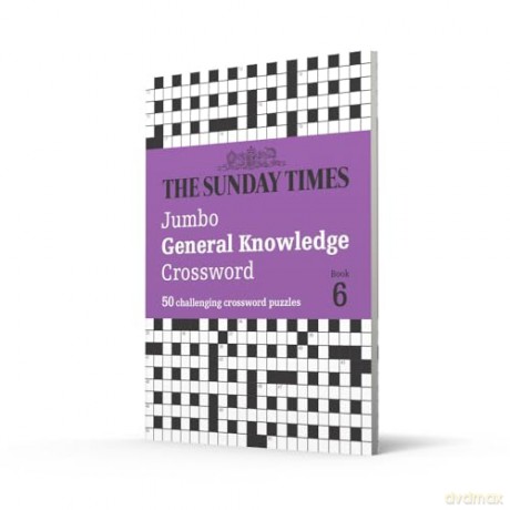 The Sunday Times Jumbo General Knowledge Crossword Book 6: 50 general knowledge crosswords [KSIĄŻKA]