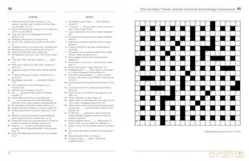 The Sunday Times Jumbo General Knowledge Crossword Book 6: 50 general knowledge crosswords [KSIĄŻKA]