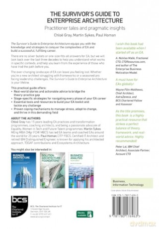 The Survivor's Guide to Enterprise Architecture: Practitioner tales and pragmatic insights [KSIĄŻKA]