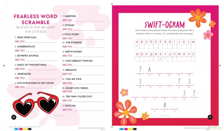 The Unofficial Taylor Swift Sticker and Activity Book: Swiftie Activities to Celebrate Music's Biggest Star - With Over 100 Stickers for the Ultimate Fan! [KSIĄŻKA]
