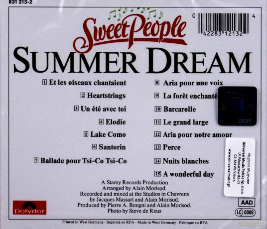 Sweet People: Summer Dream [CD]