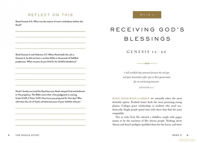 The Whole Story: A 52-Week Devotional Journey Through Every Book of the Bible [KSIĄŻKA]