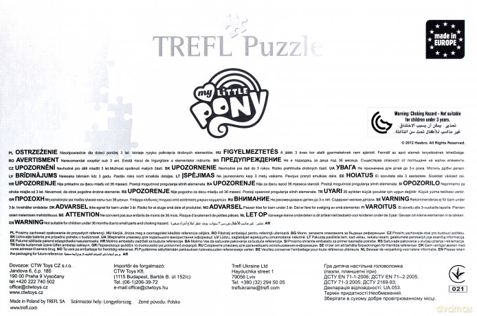 Trefl 100 Przyjaciółki My Little Pony [PUZZLE]